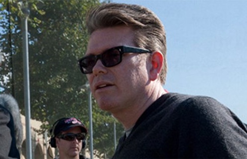 Christopher McQuarrie sur le plateau de Jack Reacher