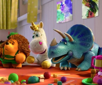 Une scène du film Toy Story 3