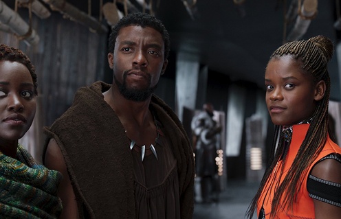 Une scène du film Black Panther