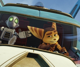 Une scène du film Ratchet and Clank