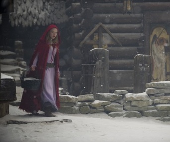 Une scène du film Red Riding Hood