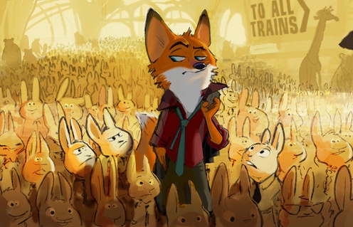 Une scène du film Zootopia