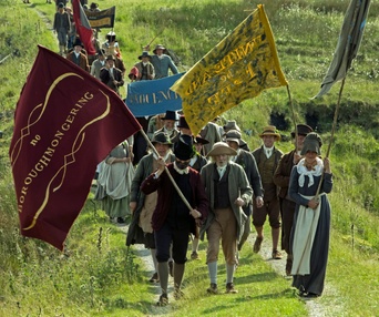 Une scène du film Peterloo