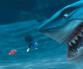 Une scène du film Finding Nemo