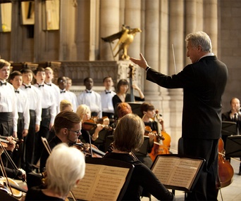 Une scène du film Boychoir