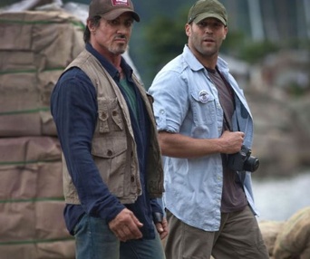Scène du film The Expendables