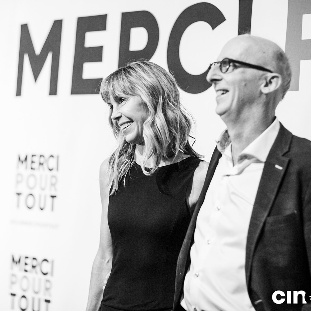 Sur le tapis rouge du film Merci pour tout