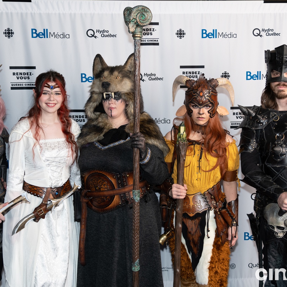 Sur le tapis rouge du film Farador