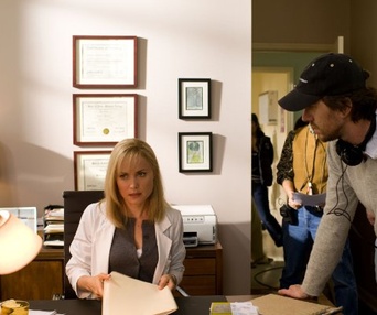 Sur le plateau du film The Crazies