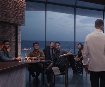 Une scène du film The Menu