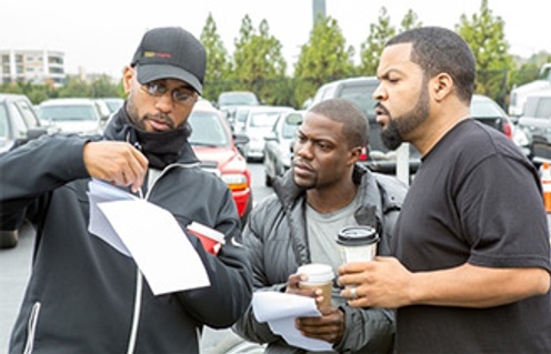 Sur le plateau du film Ride Along