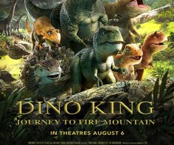 Affiche du film Dino King: Journey To Fire Mountain