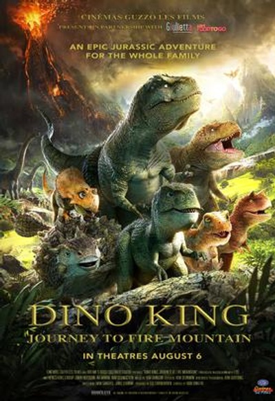 Affiche du film Dino King: Journey To Fire Mountain