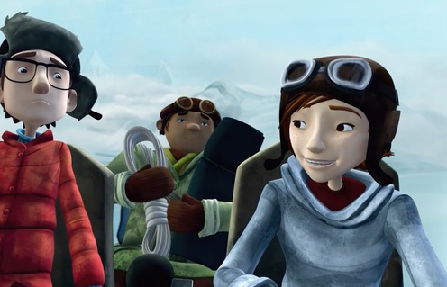 Une scène du film Nelly et Simon : Mission Yéti