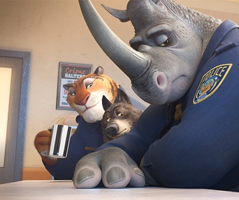 Une scène du film Zootopia