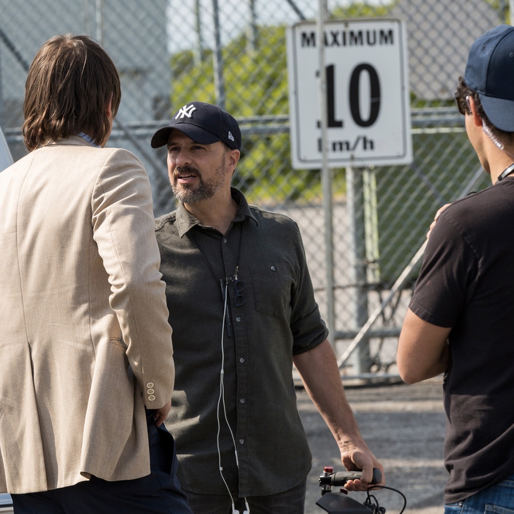 Sur le plateau du film Gut Instinct