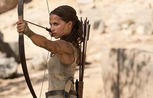 Une scène du film Tomb Raider