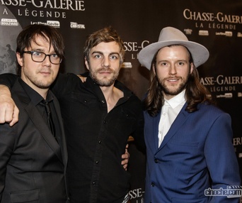 Sur le tapis rouge du film Chasse-Galerie : La légende