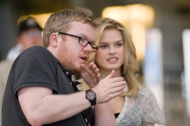 Sur le plateau du film She's Out of My League