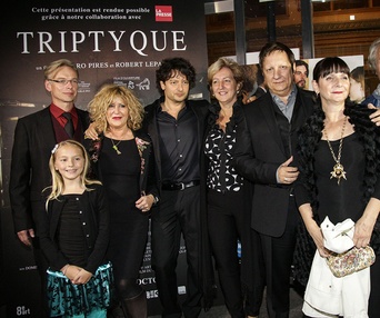 Sur le tapis rouge de Triptyque dans le cadre du FNC 2013