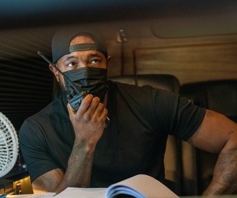 Une scène du film The Guilty
