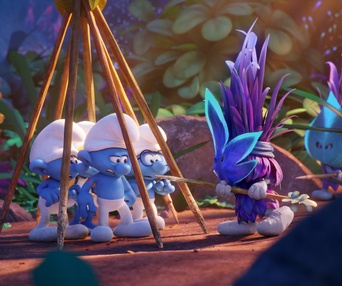 Une scène du film Smurfs: The Lost Village