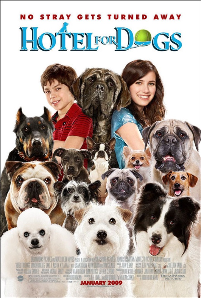 Galerie - Affiche de la comédie familiale Hotel for Dogs