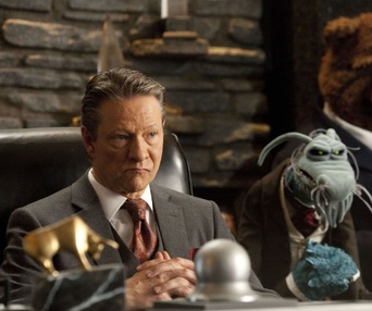 Une scène du film The Muppets