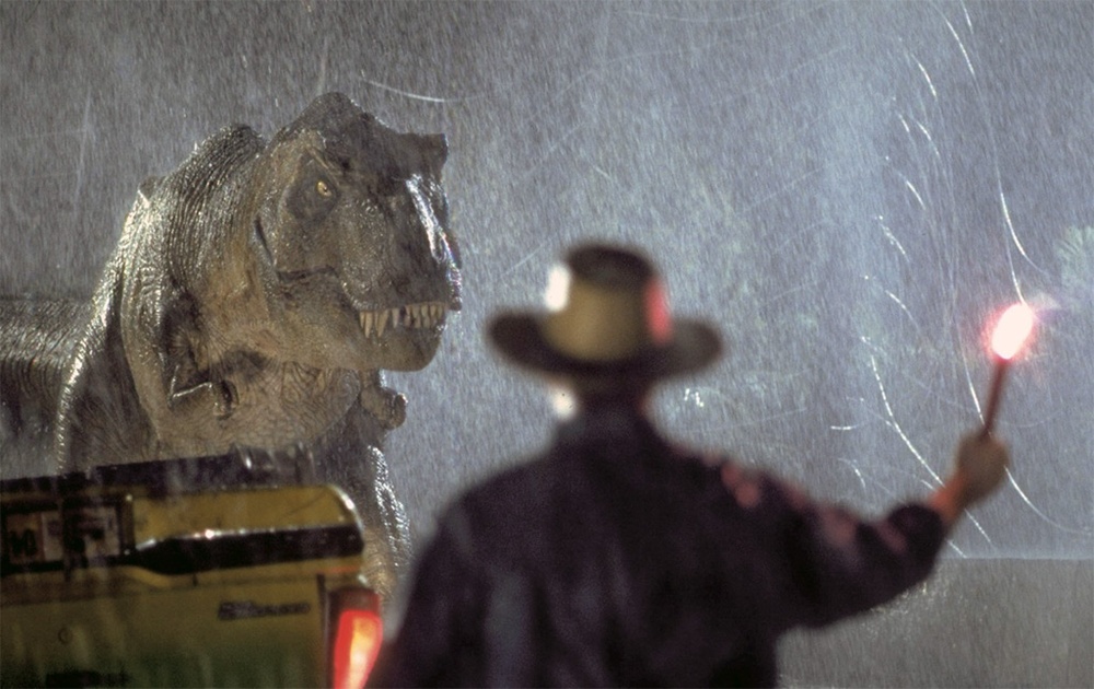 Une scène du film Jurassic Park