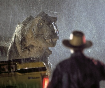 Une scène du film Jurassic Park