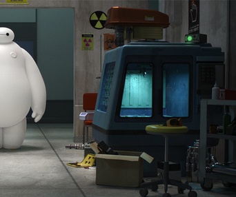 Une scène du film Big Hero 6