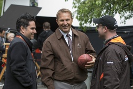 Sur le plateau du film Draft Day