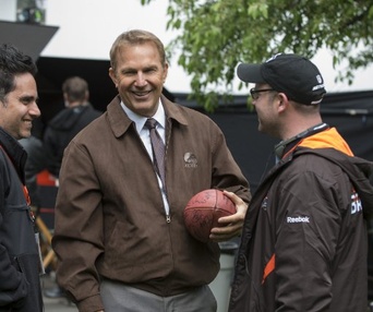 Sur le plateau du film Draft Day