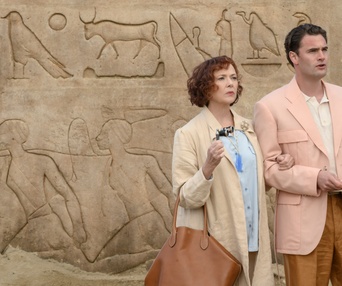 Une scène du film Death on the Nile
