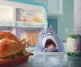 Une scène du film The Secret Life of Pets