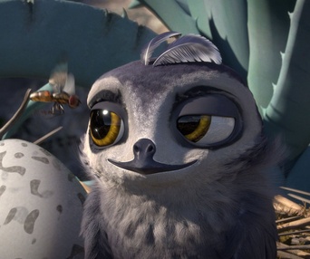 Une scène du film Manou the Swift