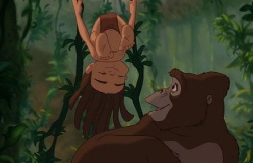Une scène du film Tarzan