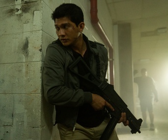 Une scène du film Mile 22