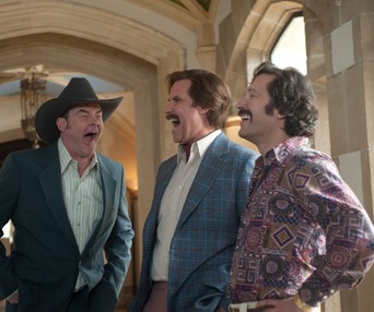 Une scène du film Anchorman 2: The Legend Continues