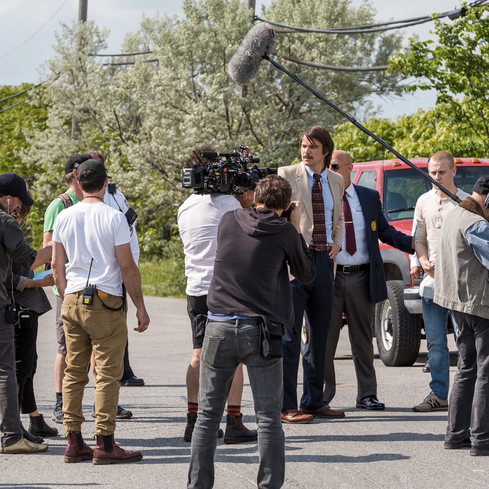 Sur le plateau du film Gut Instinct
