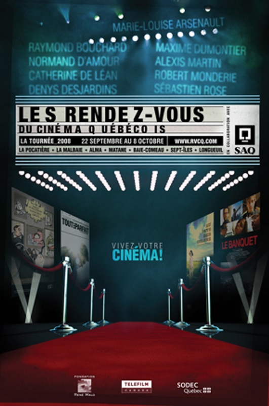 Affiche de la Tournée des Rendez-vous du cinéma québécois