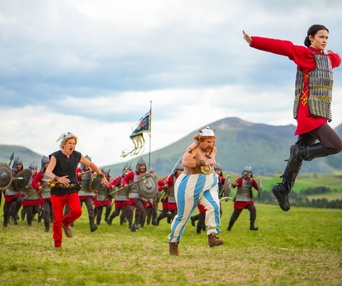 Une scène du film Astérix et Obélix: L'empire du milieu