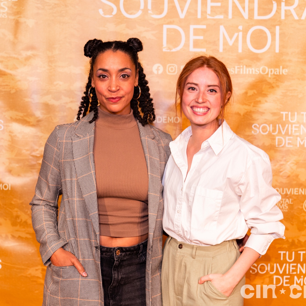 Sur le tapis rouge du film Tu te souviendras de moi