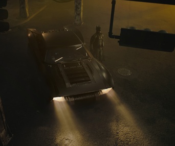 Une scène du film The Batman