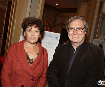 Sur le tapis rouge du film Le vendeur