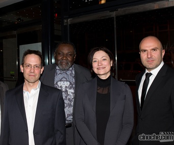 Sur le tapis rouge du film L'ange gardien