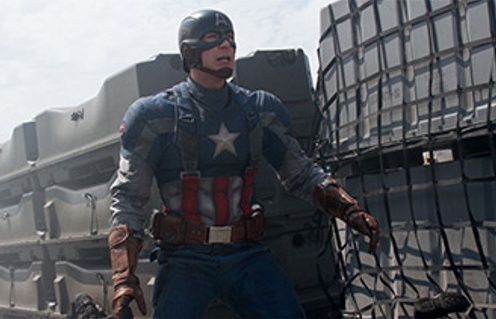 Une scène du film Captain America: The Winter Soldier