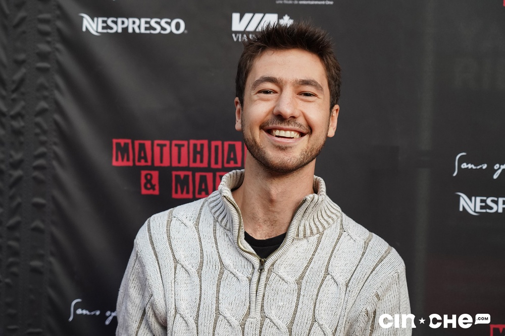 Sur le tapis rouge du film Matthias et Maxime