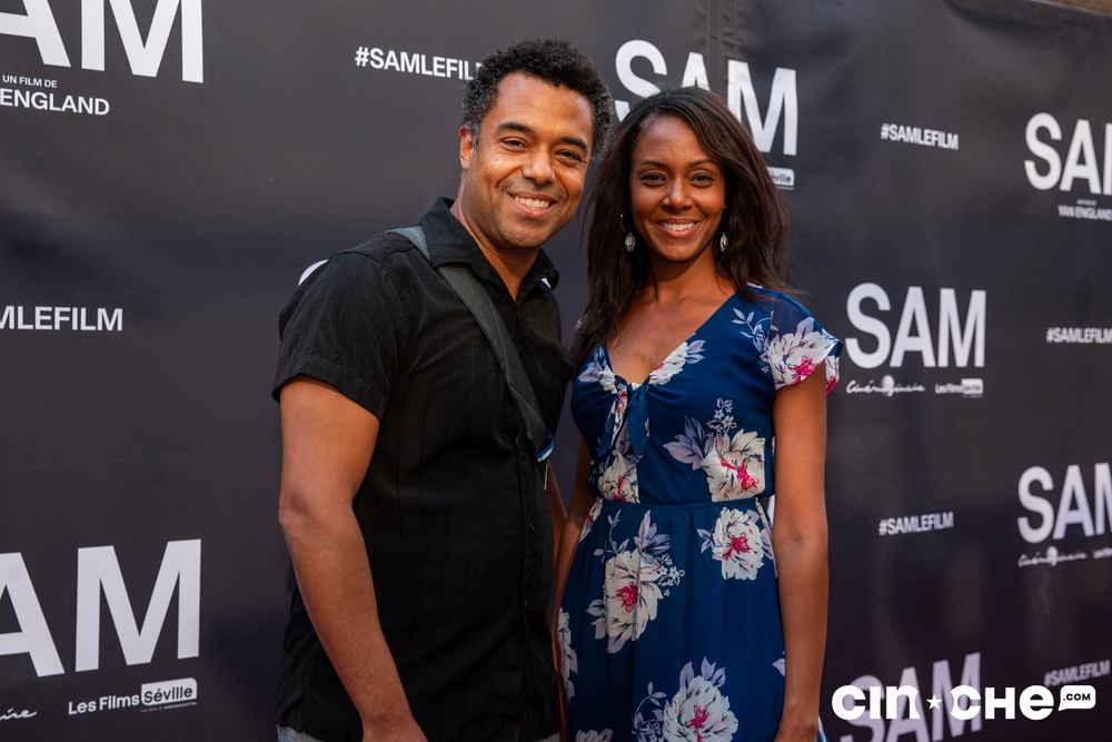 Sur le tapis rouge du film Sam
