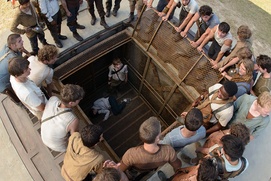 Une scène du film The Maze Runner Une scène du film The Maze Runner